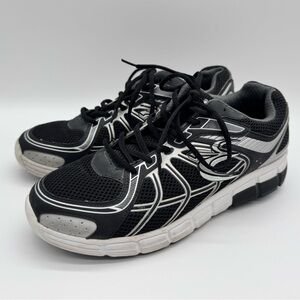 GDefy Gravity Defyer Black and Metallic Gray Lace Up Shoes Men’s Size 11